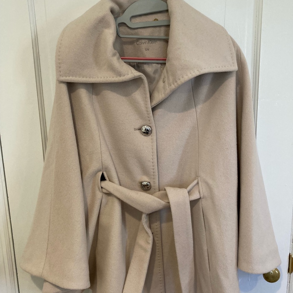 Calvin Klein poncho style coat S/M